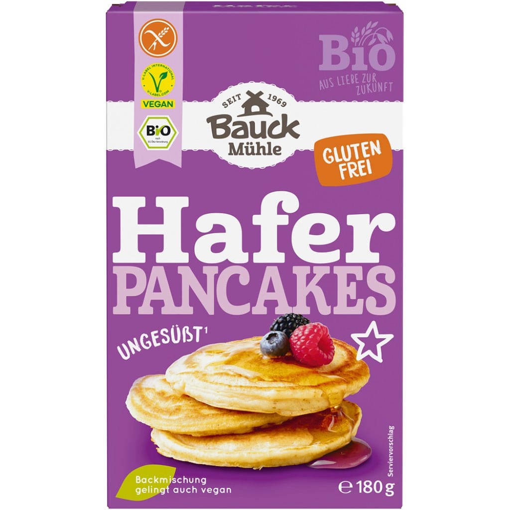 Mix pentru clatite cu ovaz fara gluten, eco - BauckHof