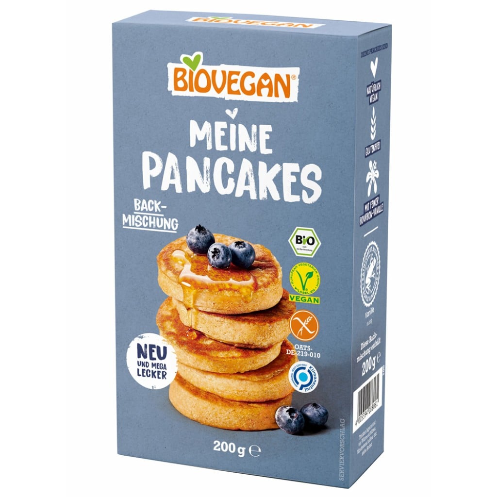 Mix pentru clatite pufoase fara gluten, eco - Biovegan