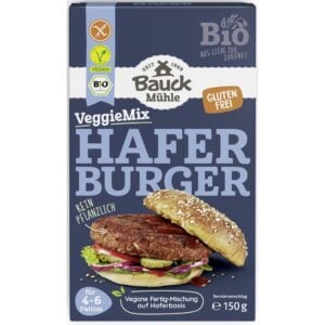Mix vegan pentru burger din ovaz fara gluten, eco - BauckHof