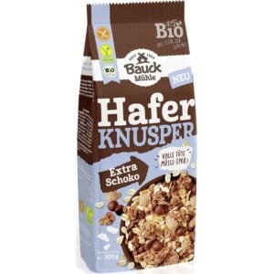 Musli crocant cu ovaz si extra ciocolata fara gluten, eco - BauckHof