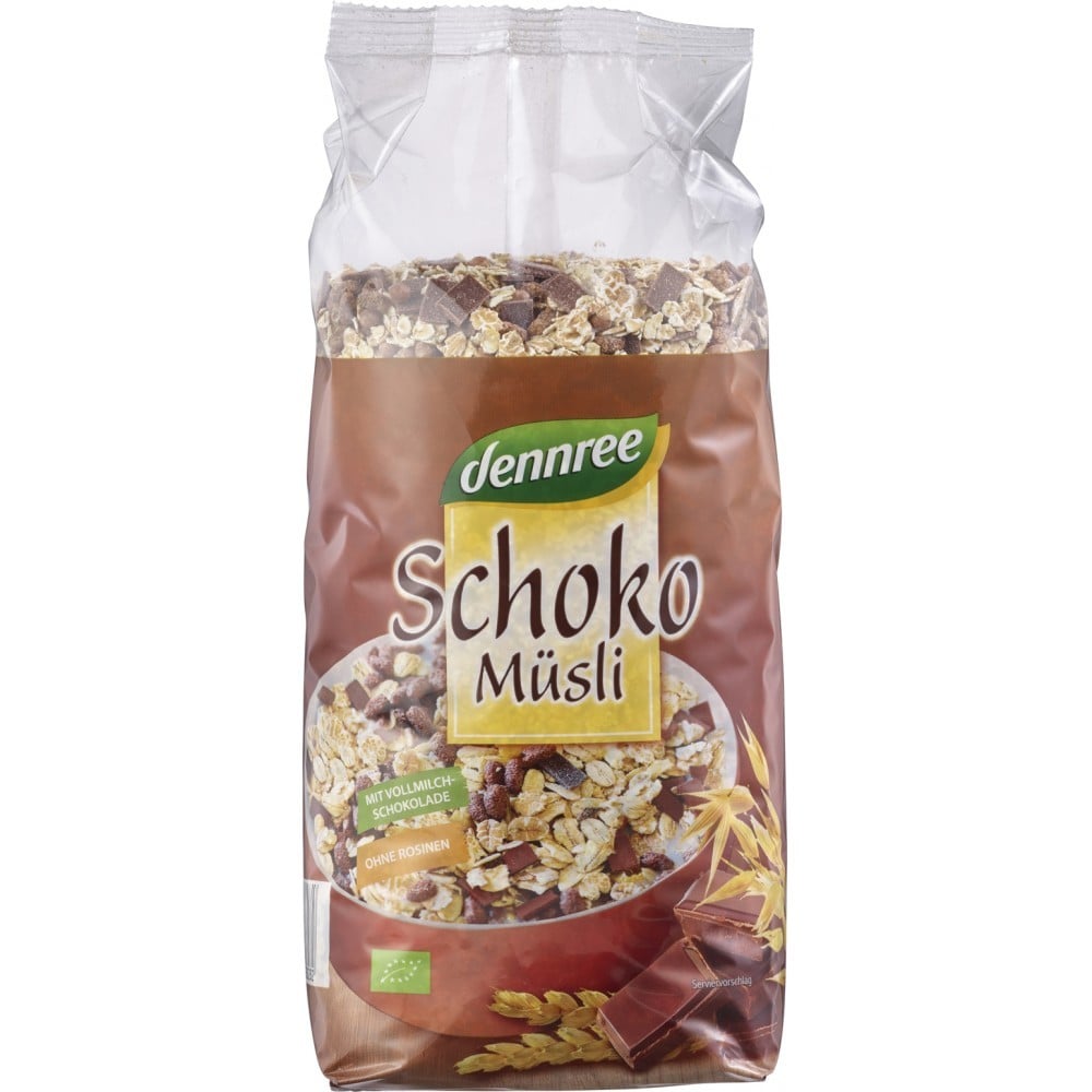 Musli cu ciocolata, eco - Dennree