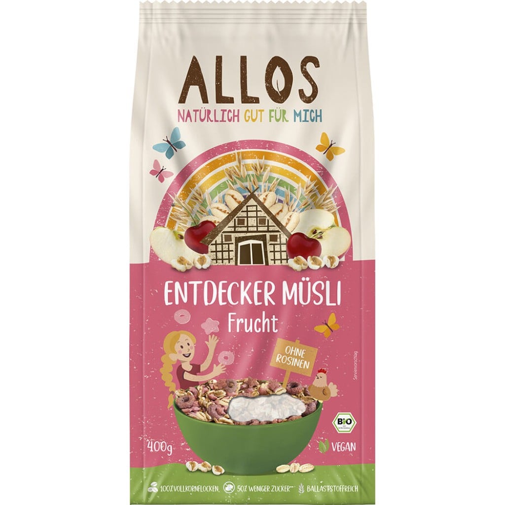 Musli cu fructe pentru copii, eco - Allos