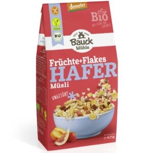 Musli cu fructe si fulgi de ovaz fara gluten demeter, eco - BauckHof
