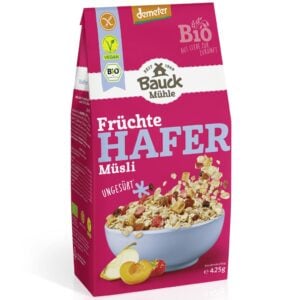 Musli cu ovaz si fructe fara gluten, eco - BauckHof