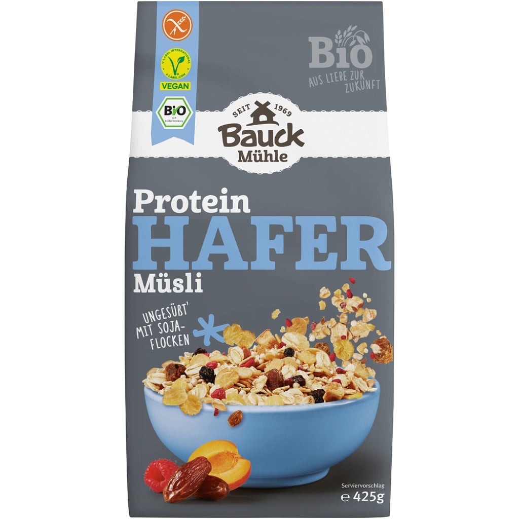 Musli proteic cu ovaz fara gluten, eco - BauckHof