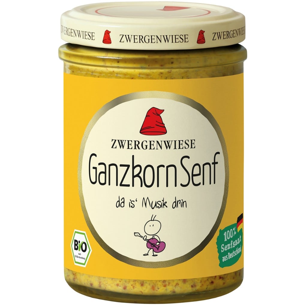 Mustar cu boabe intregi fara gluten, eco - Zwergenwiese
