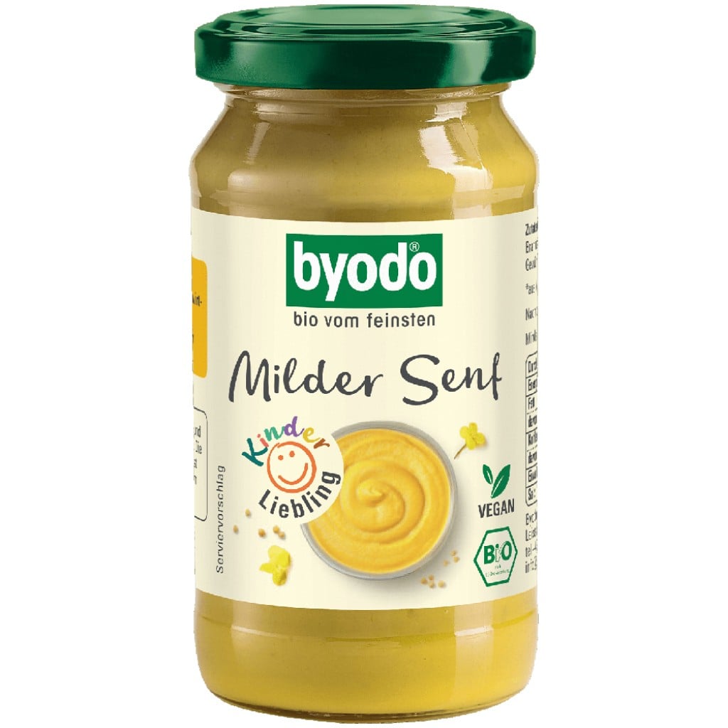 Mustar fin pe gustul copiilor fara gluten, eco - Byodo