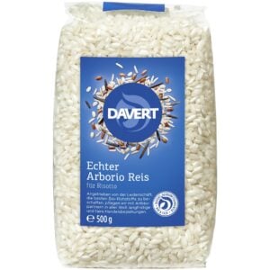 Orez alb Arborio pentru risotto, eco - Davert