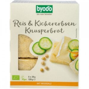 Paine crocanta cu orez si naut fara gluten, eco - Byodo