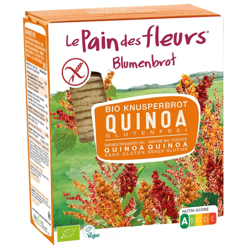 Paine crocanta cu quinoa fara gluten, eco - Blumenbrot