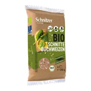 Paine din hrisca fara gluten si lactoza 6 felii, eco - Schnitzer