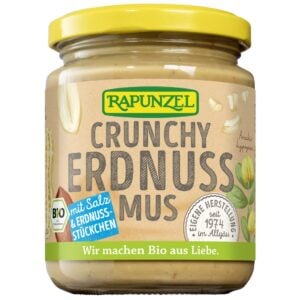 Pasta de arahide crocanta cu sare vegana, eco - Rapunzel