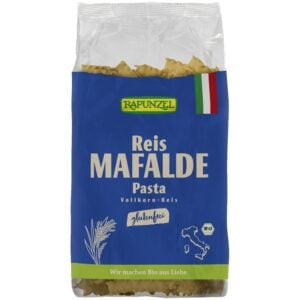 Paste mafalde din orez integral fara gluten, eco - Rapunzel