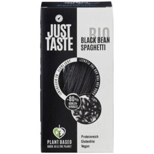 Paste proteice spaghete din fasole neagra fara gluten, eco - Just Taste