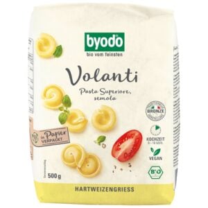 Paste Volanti din gris de grau dur, eco - Byodo