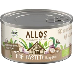Pate vegetal cu ciuperci champignon fara gluten, eco - Allos
