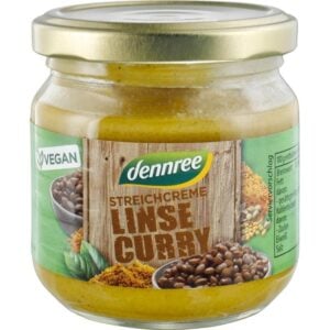 Pate vegetal cu linte si curry, eco - Dennree