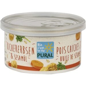 Pate vegetal cu naut si ulei de susan vegan, eco - Pural