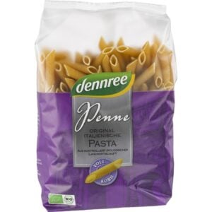 Penne din grau dur integral, eco - Dennree