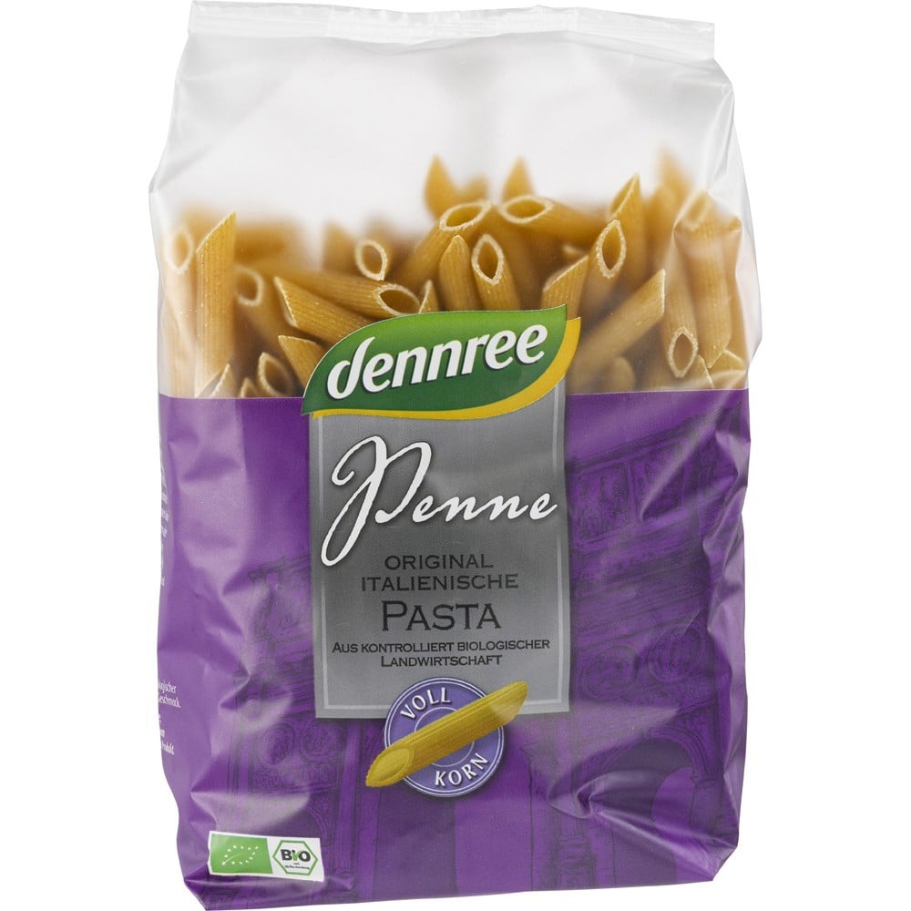 Penne din grau dur integral, eco - Dennree