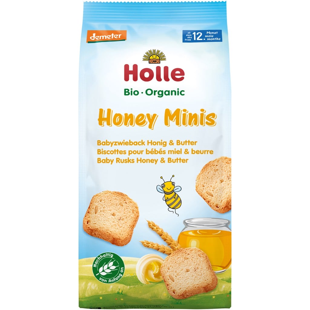 Pesmeti cu miere si unt pentru copii 1 an, eco - Holle
