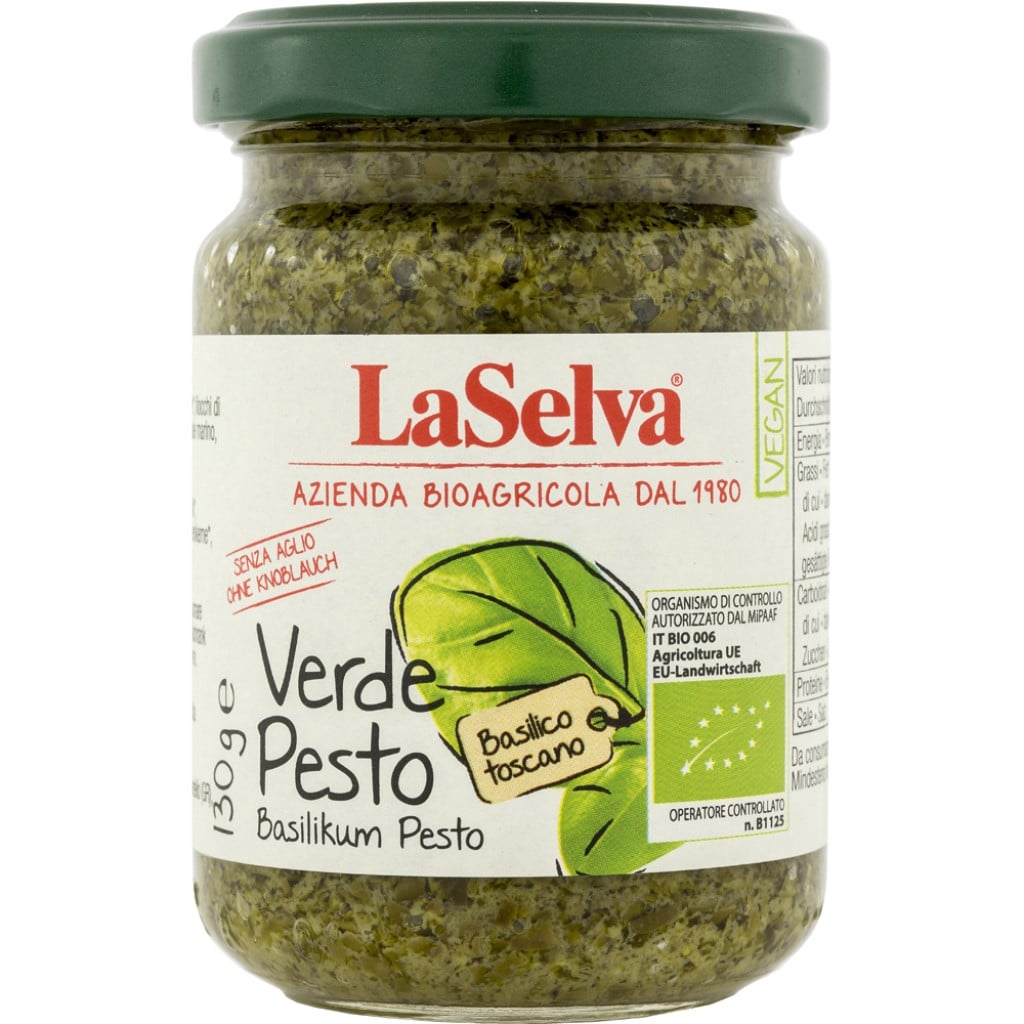 Pesto verde cu busuioc fara usturoi, eco - LaSelva