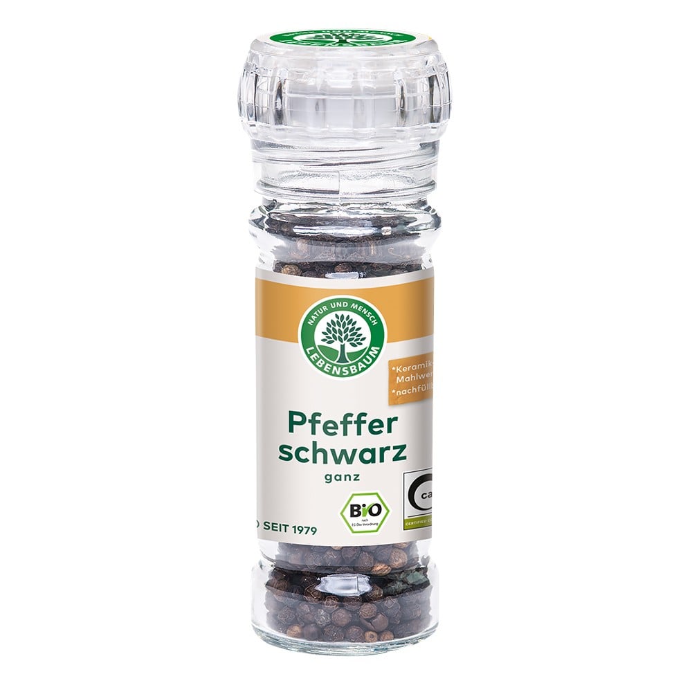 Piper negru in rasnita de sticla, eco - Lebensbaum