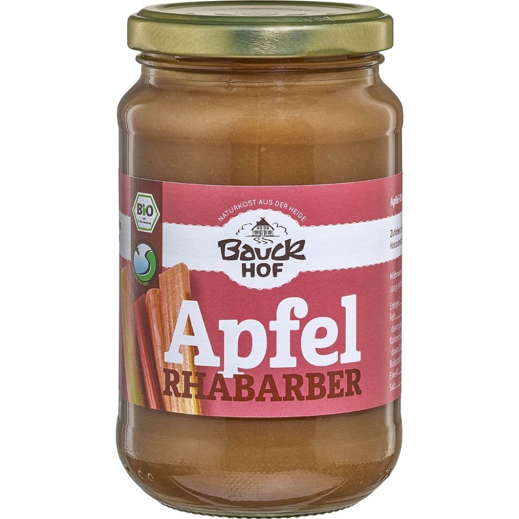 Piure de mere cu rubarba, eco - BauckHof