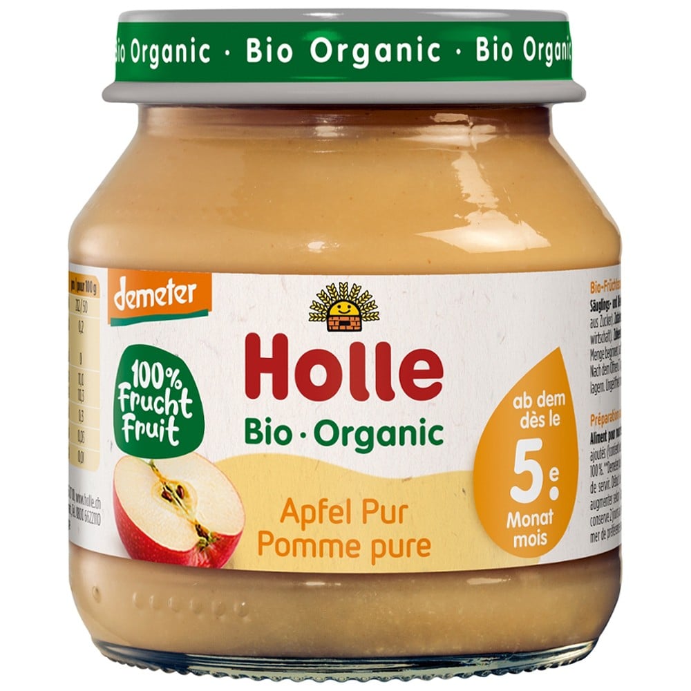 Piure de mere pentru copii 5luni, eco - Holle
