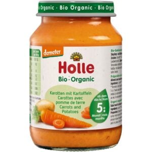 Piure de morcov cu cartofi pentru copii fara gluten 5 luni, eco - Holle