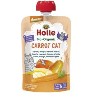 Piure de morcov mango banane si pere pentru copii 6 luni fara gluten, eco - Holle