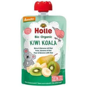 Piure de pere banane si kiwi pentru copii 8 luni, eco - Holle