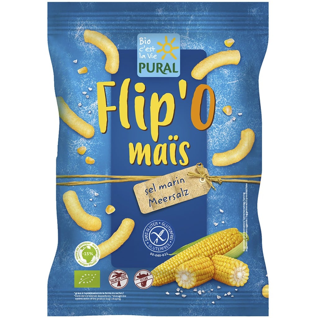 Pufuleti din porumb cu sare fara gluten, eco - Pural