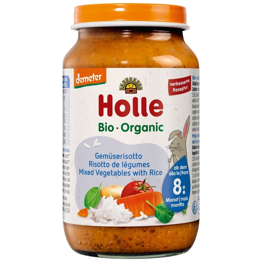 Risotto cu legume pentru copii 8 luni, eco - Holle