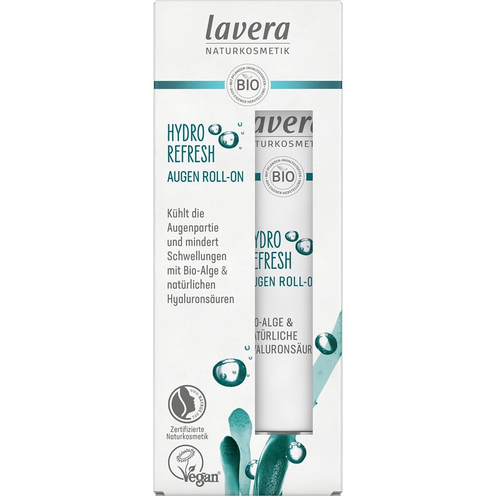 Roll-On Hydro Refresh cu alge bio pentru ochi - Lavera