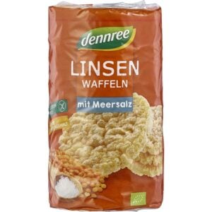 Rondele din linte cu sare fara gluten, eco - Dennree