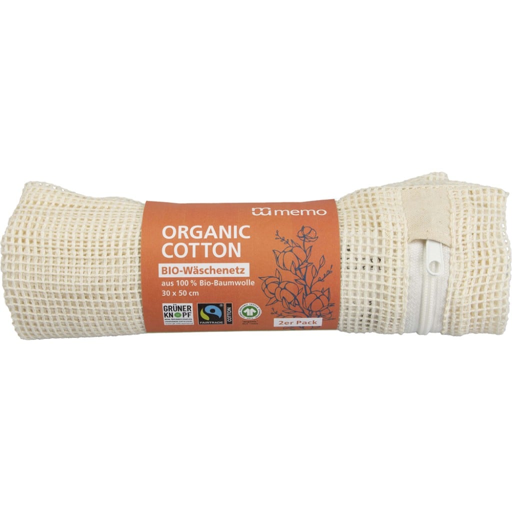 Saci din bumbac organic pentru spalat rufe 30x50 cm - Memo