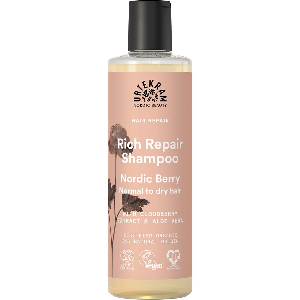 Sampon reparator Nordic Berry pentru par normal spre uscat - Urtekram