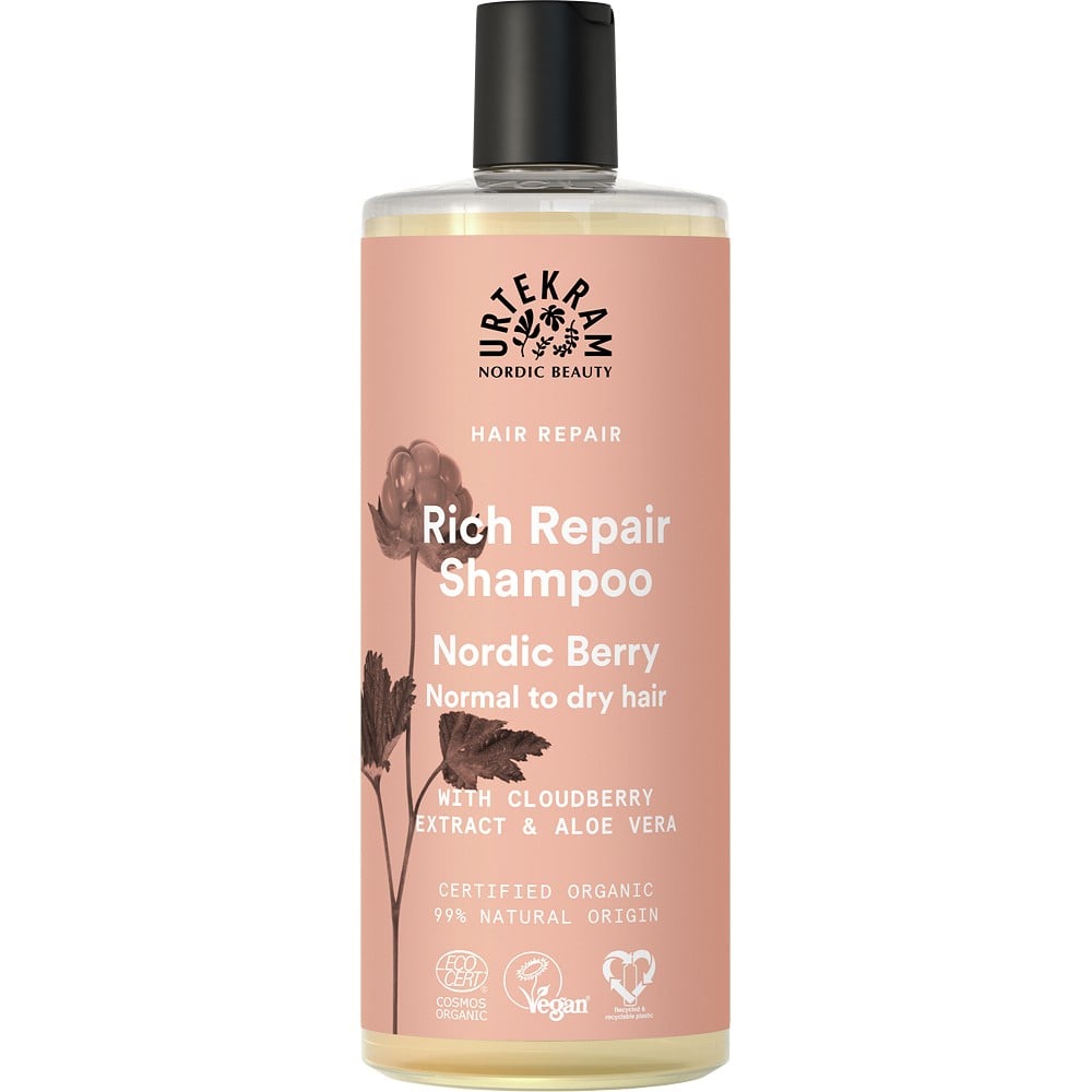 Sampon reparator Nordic Berry pentru par normal spre uscat - Urtekram