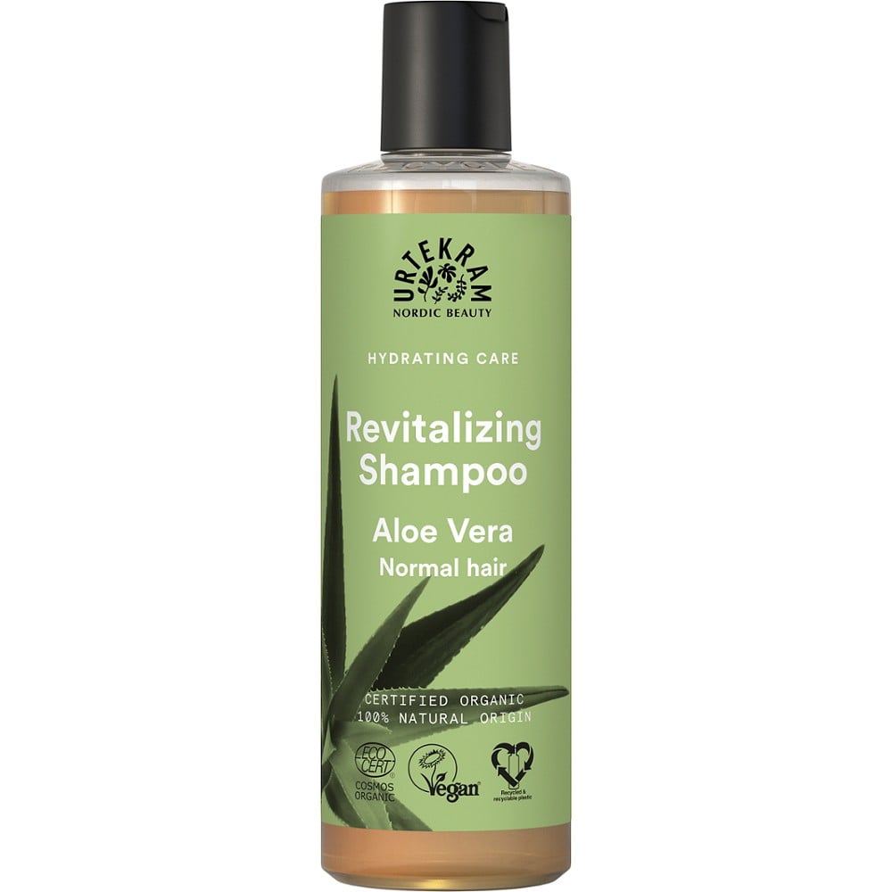 Sampon revitalizant cu aloe vera bio pentru par normal - Urtekram
