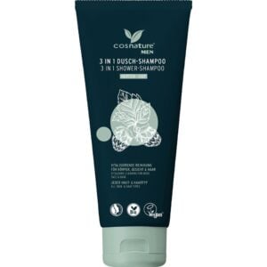 Sampon si gel de dus 3 in 1 cu hamei bio pentru barbati - Cosnature