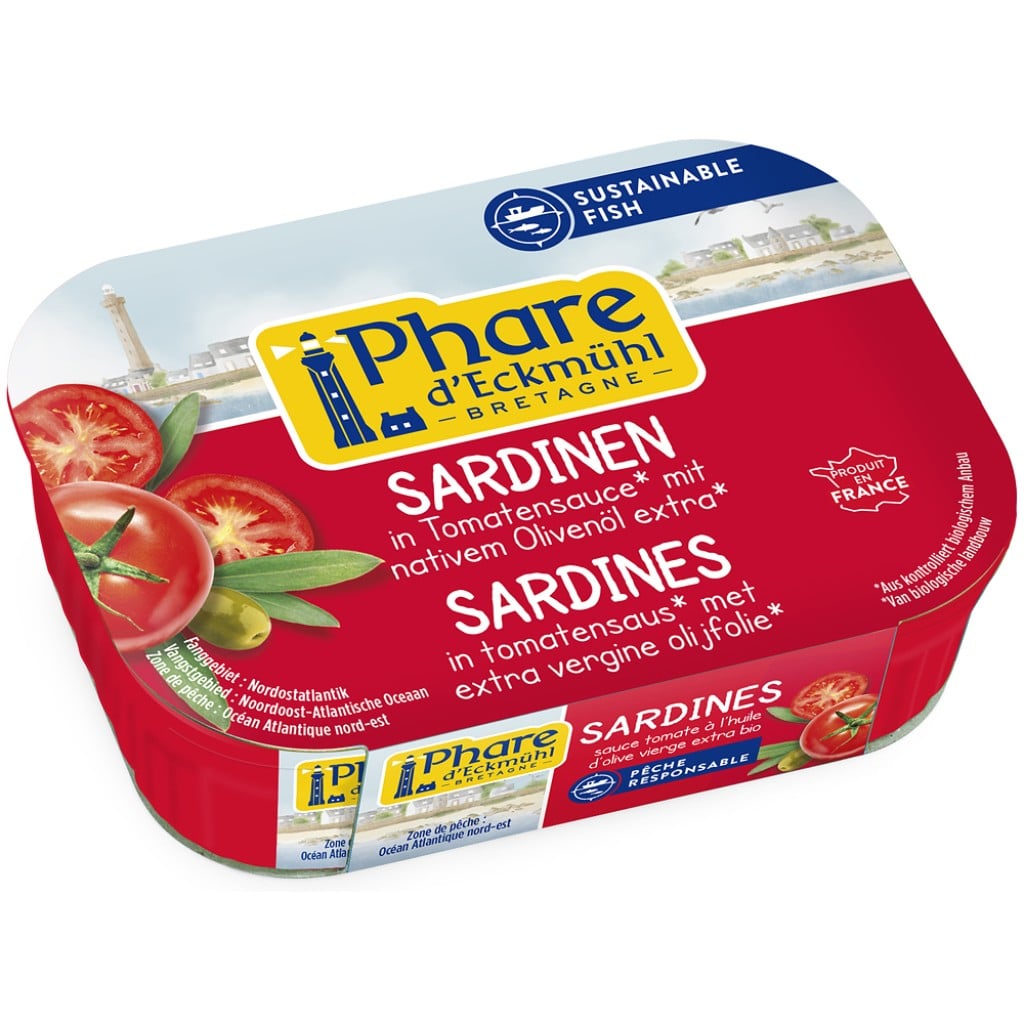 Sardine in sos de rosii bio cu ulei de masline bio extravirgin - Phare