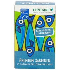 Sardine in ulei bio de masline extravirgin - Fontaine