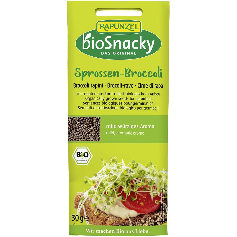 Seminte de broccoli pentru germinat, eco - BioSnacky Rapunzel