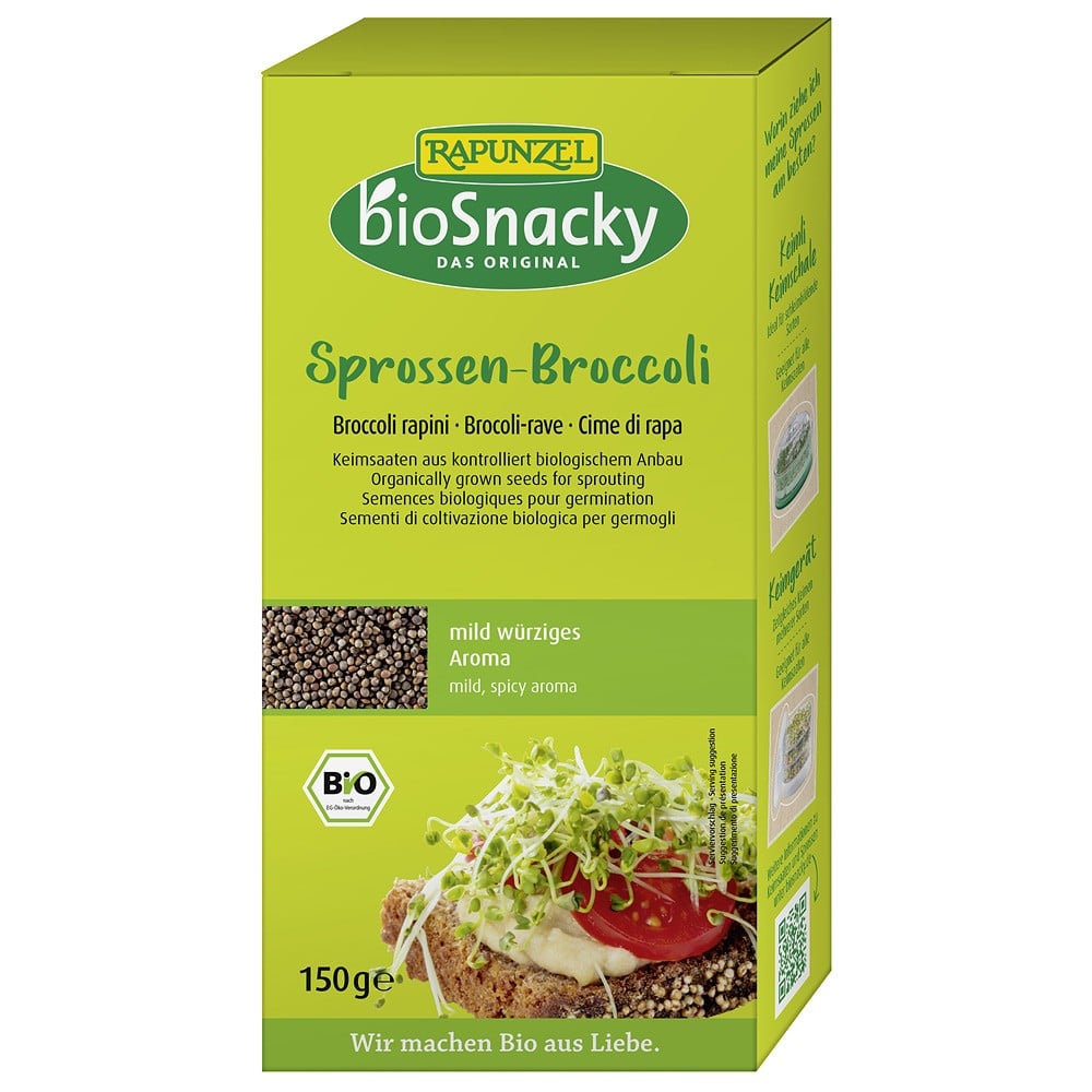 Seminte de broccoli pentru germinat, eco - BioSnacky Rapunzel