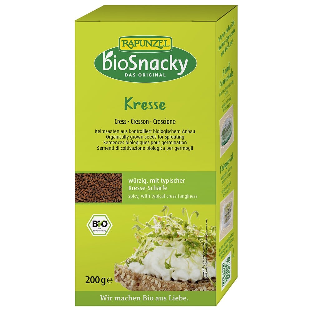 Seminte de creson pentru germinat, eco - BioSnacky Rapunzel
