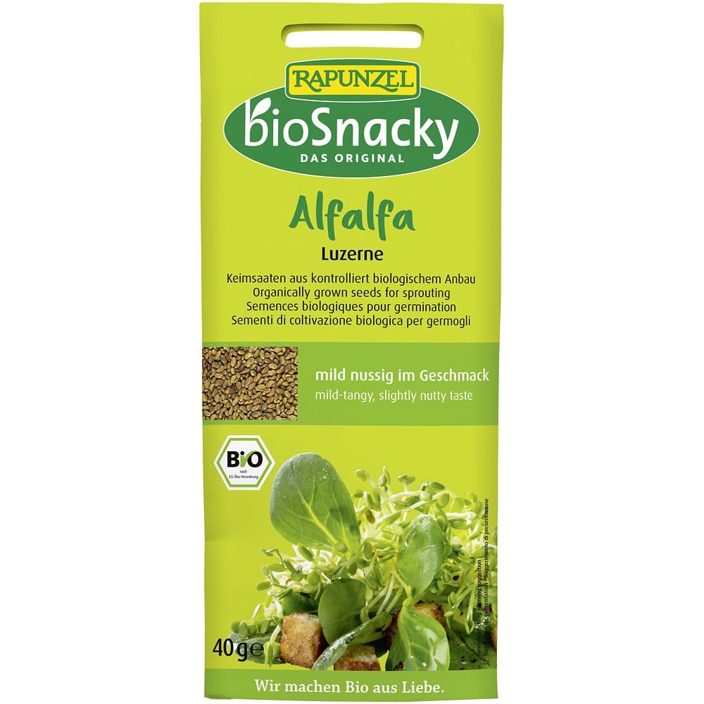 Seminte de lucerna pentru germinat, eco - BioSnacky Rapunzel