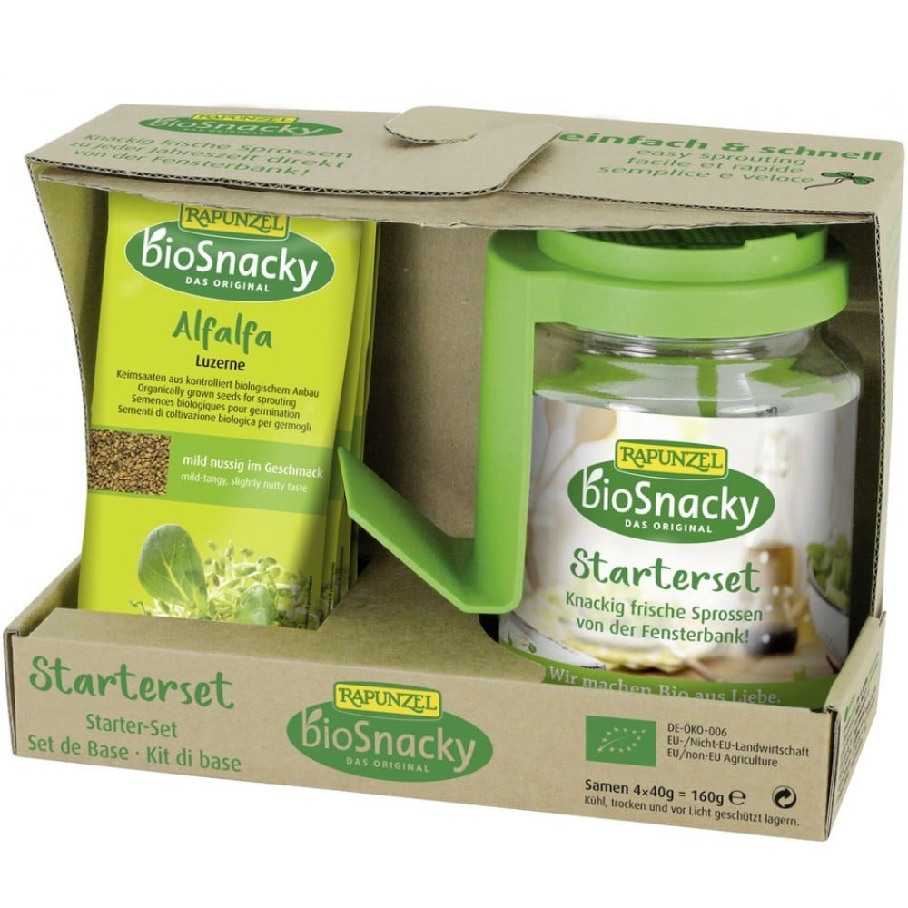 Set starter pentru germinat, eco - BioSnacky Rapunzel