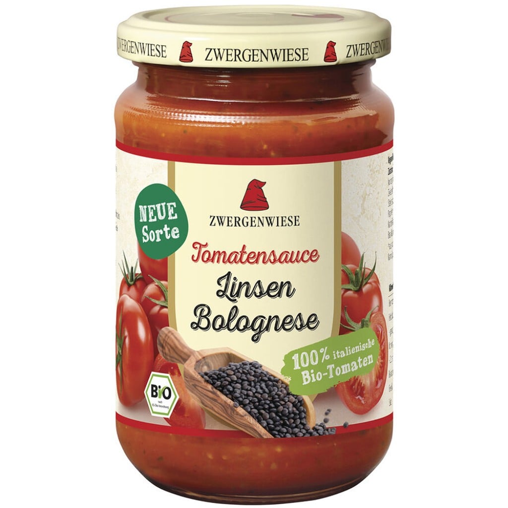 Sos Bolognese cu tomate si linte , eco - Zwergenwiese