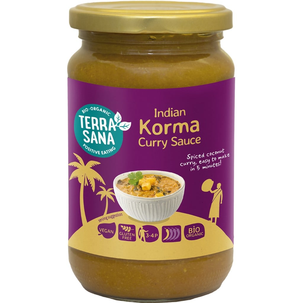 Sos de curry indian Korma fara gluten, eco - Terrasana